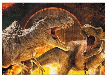 Дитячі пазли 500 елементів Dodo Jurassic World Тиранозавр Коричневий 31081 фото