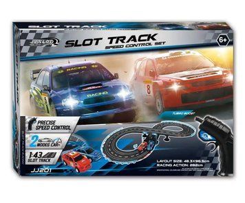 Гоночний автотрек на радіокеруванні з 2 машинками Slot Racing 282 см 41629 фото