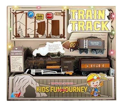 Дитяча залізниця з підсвіткою і гірляндою Train Track Тип 1 32524 фото