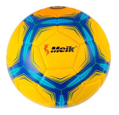 Футболий м'яч 5 розмір Mik 420g Жовтий 22604 фото