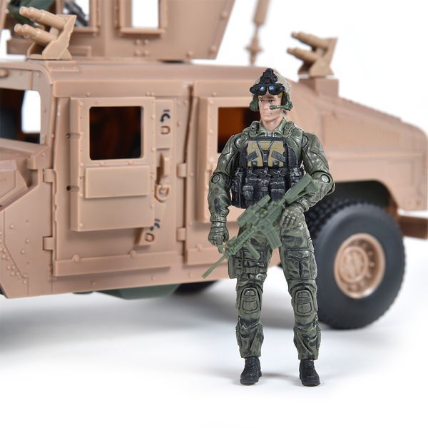 Ігровий набір Elite Force Бронеавтомобіль Humvee M1114, машина, фігурка з аксесуарами 28051 фото