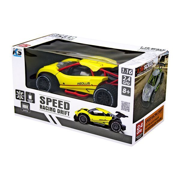 Дрифт машинка на радіокеруванні Sulong Toys Speed racing drift - Aeolus Жовтий 27981 фото