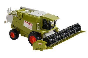 Игрушечный комбайн с подвижными деталями Инерционный Farm Set Зеленый 41186 фото