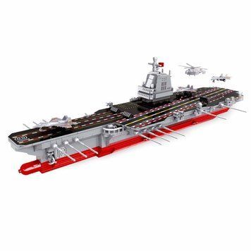 Конструктор Військовий корабель Авіаносець Limo Toy KB Army 838 деталей 34681 фото