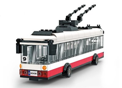 Конструктор Тролейбус IBLOCK транспорт 273 деталі 28583 фото