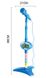 Караоке-мікрофон для дітей на стійці з підсвіткою Блакитний 32002 фото 4