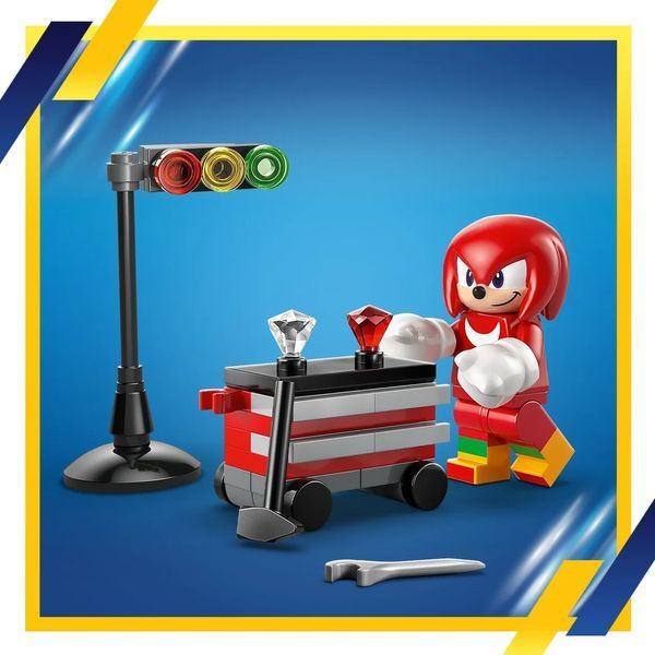 Конструктор Лего Соник Автомобиль Сильвера vs. монстр трак Наклза Lego Sonic the Hedgehog 378 деталей (77118) 43557 фото