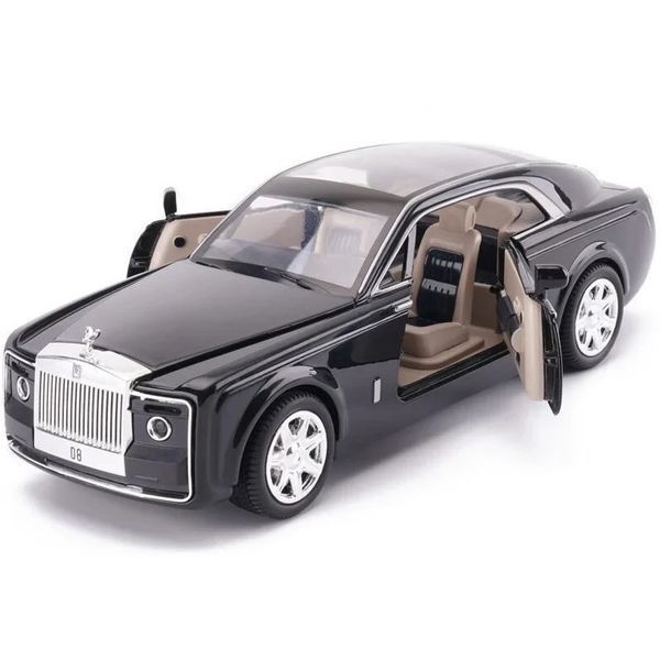 Металева машинка інерційна з ефектами Rolls-Royce Swettail AutoExpert Чорний 44261 фото
