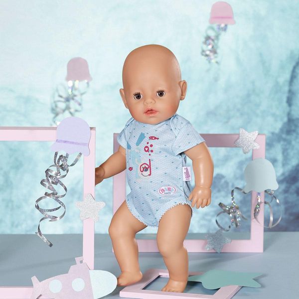 Одяг для ляльки BABY born — Боді S2 (блакитне) 27620 фото