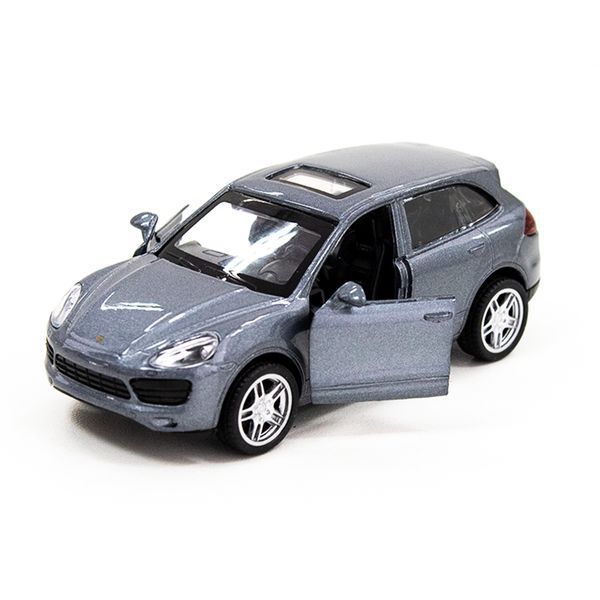 Машинка металева ТехноДрайв Porsche Cayenne S, сріблястий сірий 27422 фото