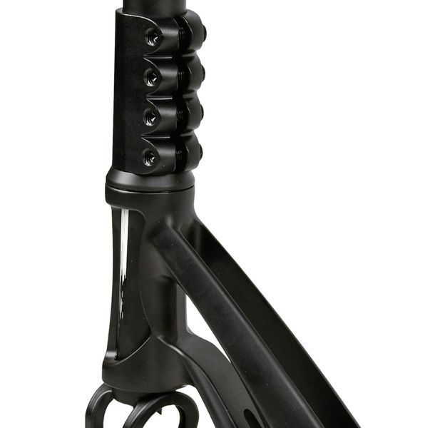 Самокат трюковый двухколесный с алюминиевыми пегами Best Scooter FEAR Черный с белым 26061 фото