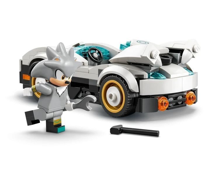 Конструктор Лего Соник Автомобиль Сильвера vs. монстр трак Наклза Lego Sonic the Hedgehog 378 деталей (77118) 43557 фото