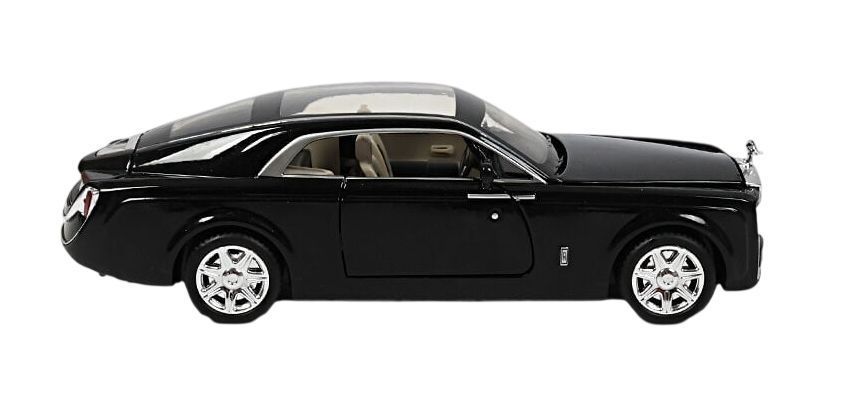 Металева машинка інерційна з ефектами Rolls-Royce Swettail AutoExpert Чорний 44261 фото