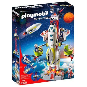 Конструктор Playmobil Space Миссия по запуску ракеты с площадки 20 деталей 34870 фото