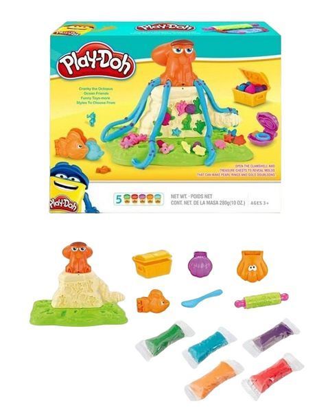 Набор теста для лепки Play doh Забавный Восьминог 30340 фото