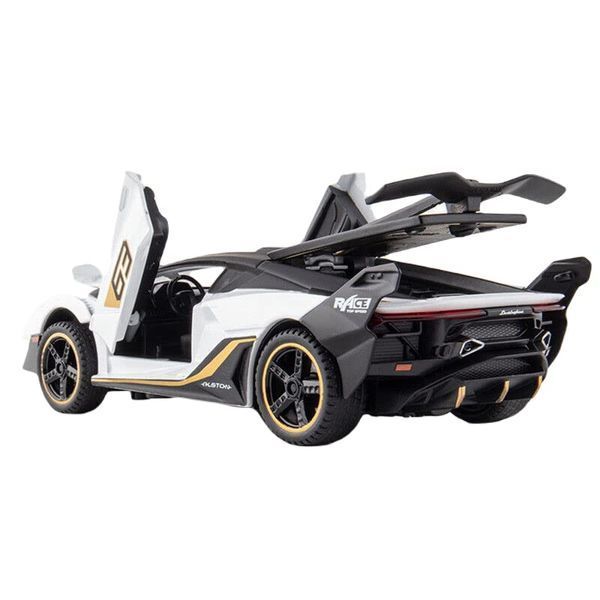 Машинка металева дитяча Lamborghini SC18 Alston Auto Expert Білий 30074 фото