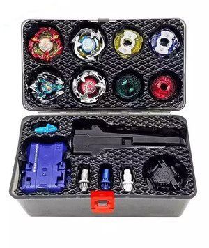 Набор Бейблейд Комплект 4 волчка 2 запускателя Чемодан Beyblade X F 715 41588 фото