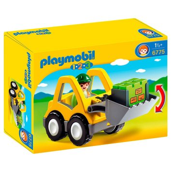 Конструктор Playmobil 1-2-3 Бульдозер 34821 фото