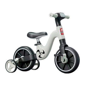 Детский велосипед с дополнительными колесами и съемными педалями Best Trike Серый 39735 фото