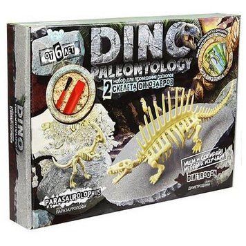 Набор для проведения раскопок Dino Paleontology Danko Toys Паразауролоф и Диметродон 30341 фото