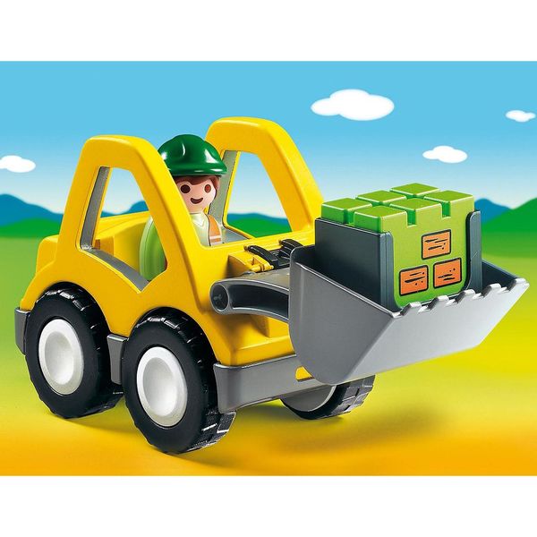 Конструктор Playmobil 1-2-3 Бульдозер 34821 фото