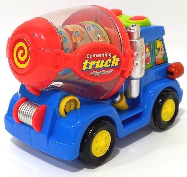 Инерционная машинка для малышей Спецтехника Hola Toys Бетономешалка 29623 фото