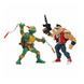 Набор фигурок TMNT Черепашки-ниндзя - Микеланджело против Бибопа 28068 фото 1