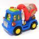 Инерционная машинка для малышей Спецтехника Hola Toys Бетономешалка 29623 фото 2