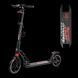 Складной самокат двухколесный с ручным тормозом и амортизатором Best Scooter Черный 26100 фото 1