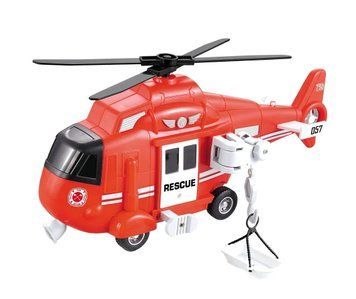 Іграшковий вертоліт на батарейках City Service Rescue Червоний 29710 фото