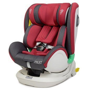 Дитяче автокрісло El Camino i-TRUST Зріст 40-135 см Система&nbsp;Isofix Top Tether Red 43710 фото