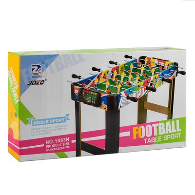 Дерев'яний напальний футбол ігровий стіл на штангах 21029 фото