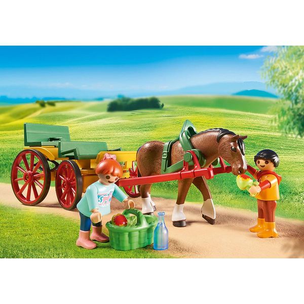 Конструктор Playmobil Country Гужевий візок 9 деталей 34822 фото