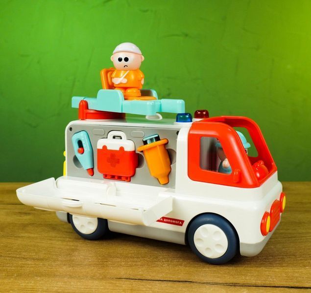 Музична машинка Швидка допомога з підсвічуванням WToys Українське озвучування 42632 фото
