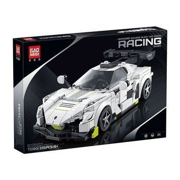 Конструктор машинка Racing Car 335 деталей Білий 39338 фото