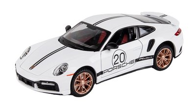 Машинка металева дитяча Porsche 911 TurboS Auto Expert Білий 30215 фото