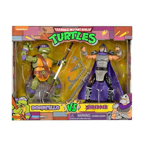 Набор фигурок TMNT Черепашки-ниндзя - Донателло против Шредера 28070 фото