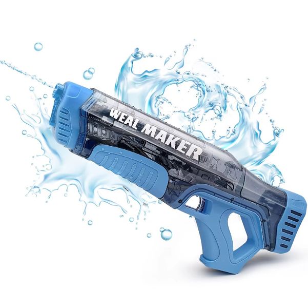 Электрический водный автомат на аккумуляторе Индукционное водопоглощение Water Gun Синий 35573 фото