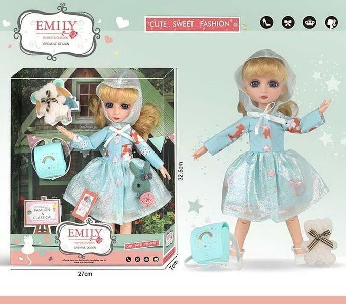 Кукла Эмили Emily Fashion Classics Mulisha Мулиша с питомцем 31 см Вид 4 31557 фото