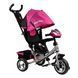 Трехколесный велосипед с родительской ручкой от 18 месяцев Best Trike Светло-Розовый с черным 22285 фото 2