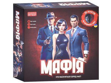 Настольная игра Мафия 6-10 игроков на украинском языке 39389 фото