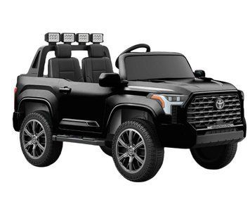 Детский двухместный электромобиль с пультом и двумя моторами Toyota Tundra JOY Черный 43361 фото
