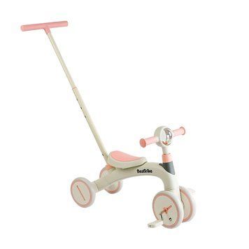 Детский трехколесный велосипед с родительской ручкой 2-4 года Best Trike Розовый 38989 фото