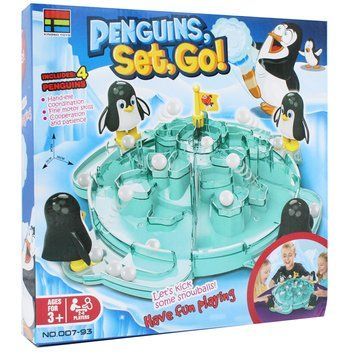 Настольная игра для детей Веселые снежки пингвинов Penguins,set, go! 10239 фото