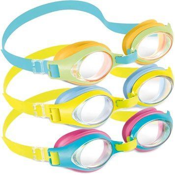 Детские очки для плаванья Интекс Intex с защитой от ультрафиолета Junior Goggles В ассортименте 39888 фото