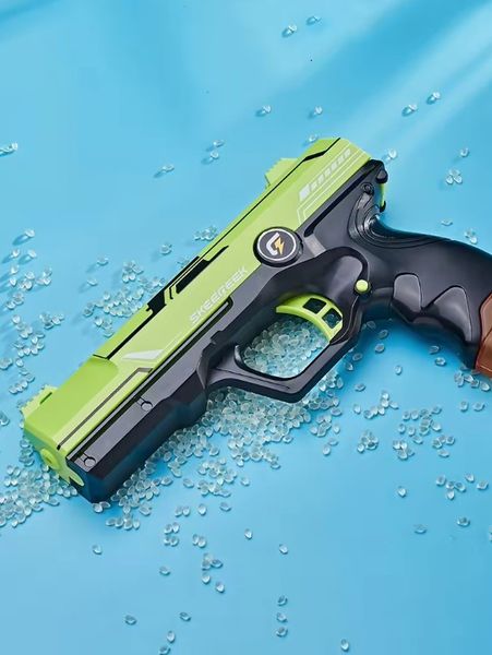 Водный пистолет на аккумуляторе с сумкой для воды Water Gun Зеленый 35324 фото