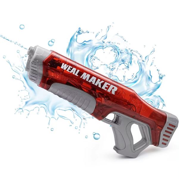 Электрический водный автомат на аккумуляторе Индукционное водопоглощение Water Gun Красный 35574 фото