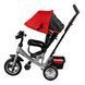 Трехколесный велосипед с родительской ручкой от 18 месяцев Best Trike Красный с черным 22286 фото 2