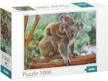 Дитячі пазли 1000 елементів Dodo Маленька коала з мамою 27028 фото