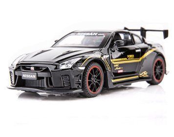 Машинка металева дитяча Nissan GT-R (R35) Auto Expert Чорний 30129 фото
